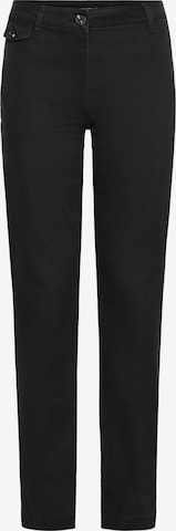 Pantaloni chino 'OXIben' di Oxmo in nero: frontale