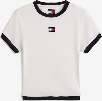 T-shirt Tommy Jeans en blanc : devant