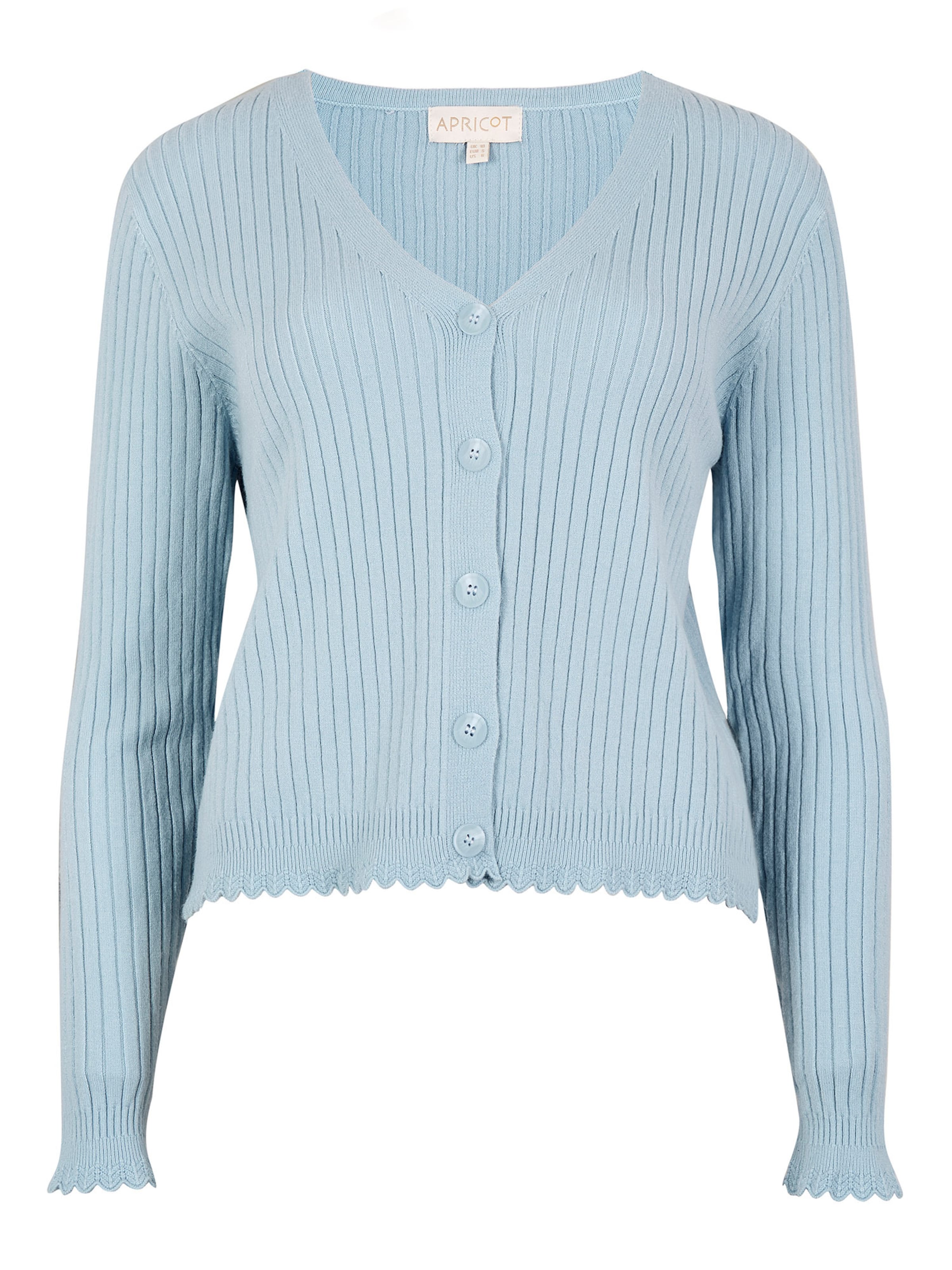 Apricot Strickjacke in Blau: Vorderseite