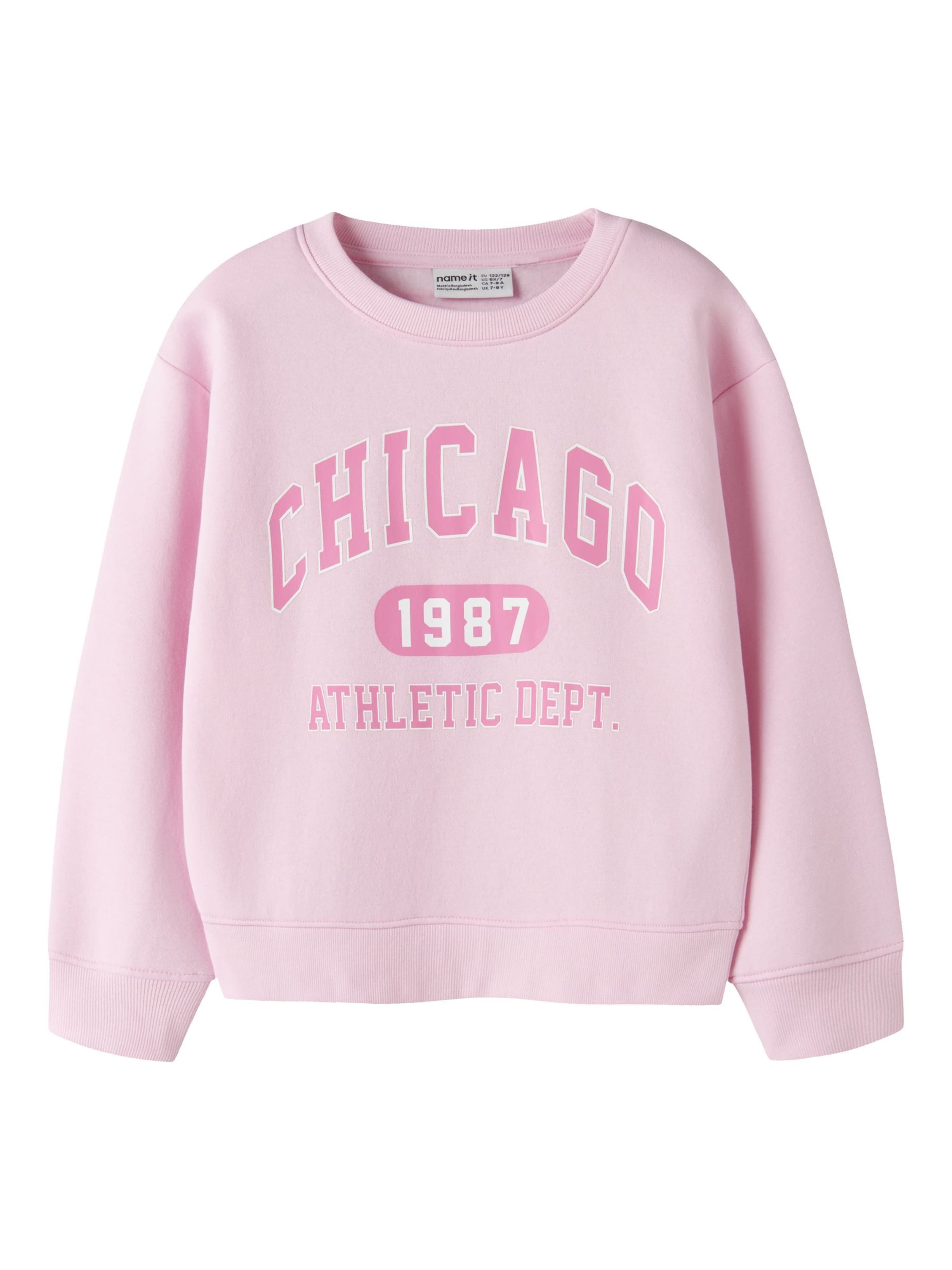 NAME IT Sweatshirt in Pink: front