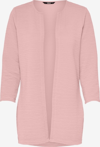 ONLY Knit Cardigan 'Leco' in Pink: front