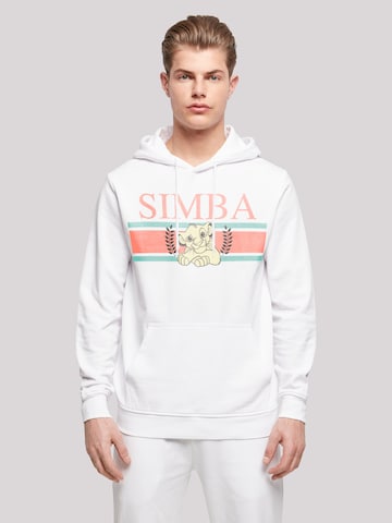 F4NT4STIC Sweatshirt 'Disney König der Löwen Simba' in Wit: voorkant