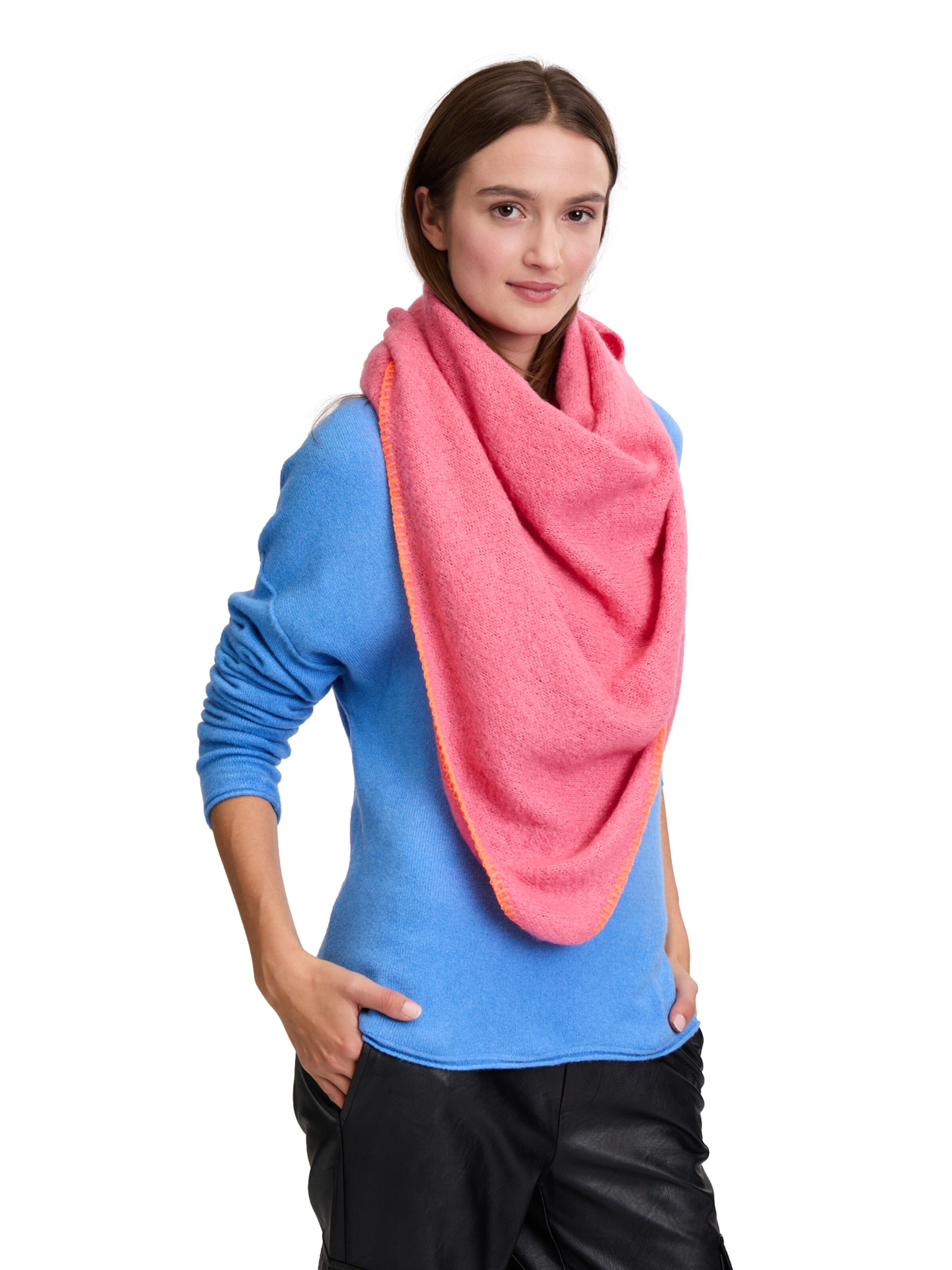 Écharpe Cartoon en rose : devant