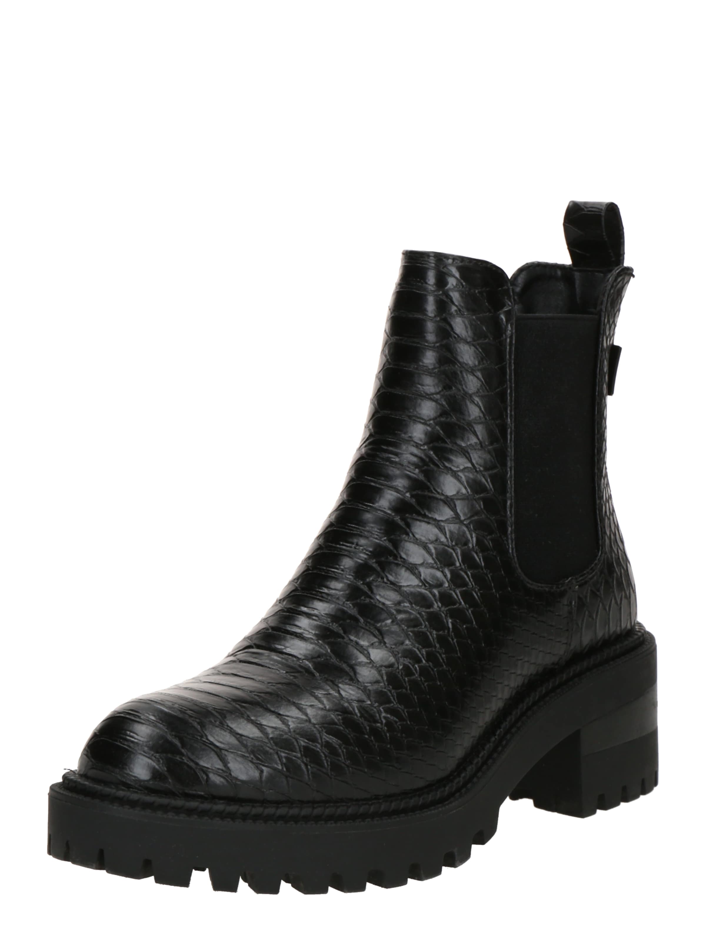 PS Poelman Μπότες chelsea 'Amy' σε μαύρο: μπροστά