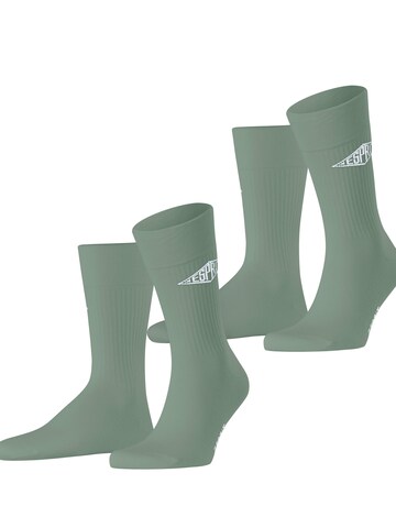 ESPRIT Socken 'Unisex Logo 2-Pack'‌‌‌‌‌‌‌‌‌ in Grau: Vorderseite