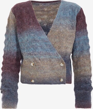 Jalene Knit Cardigan in Mixed colors: front