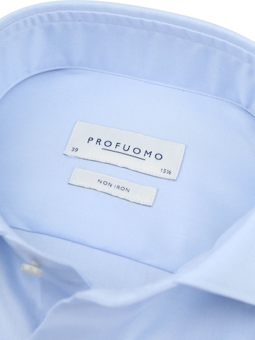Profuomo Slim fit Button Up Shirt in Blue