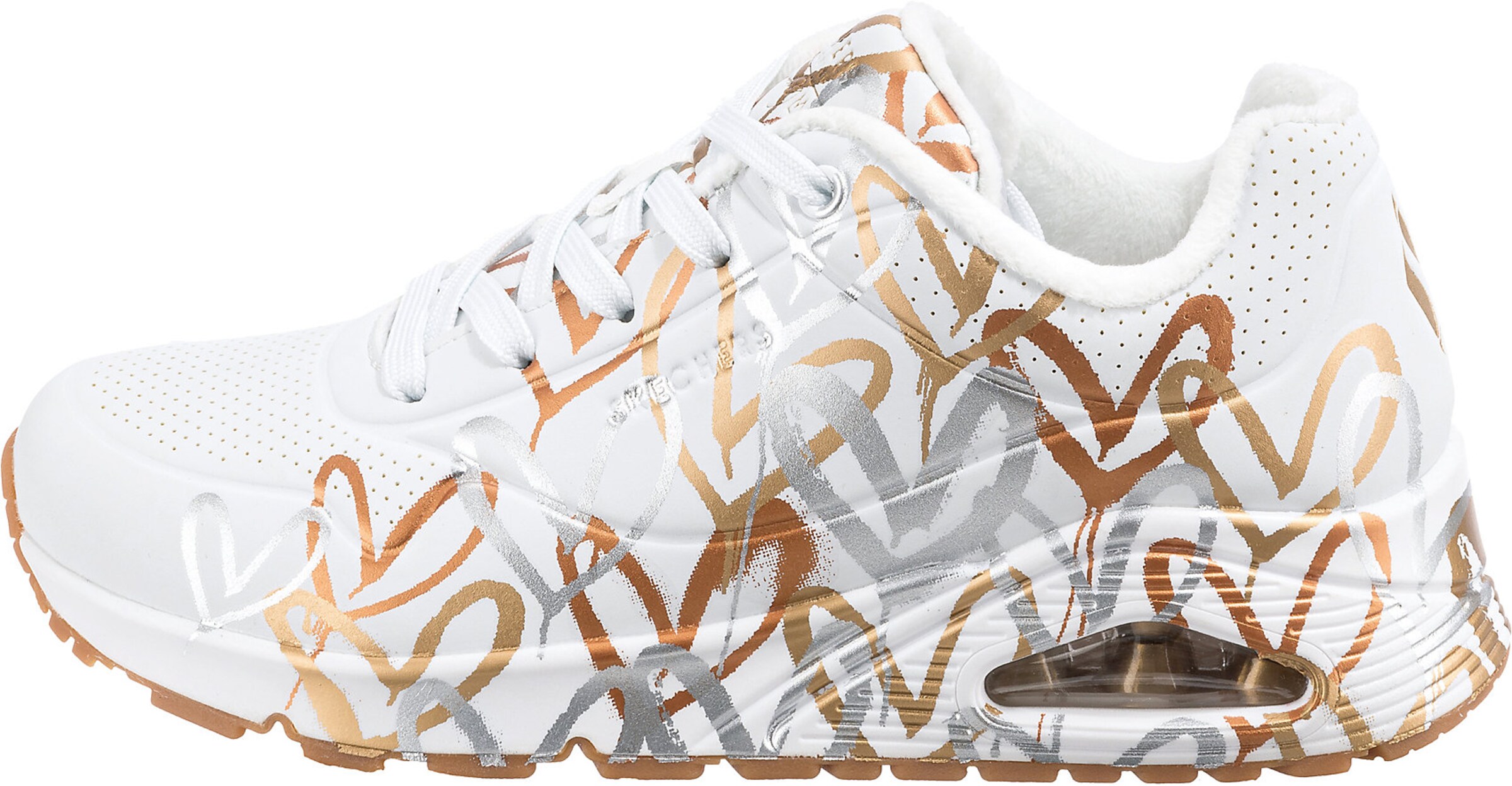 Baskets basses 'James' SKECHERS en blanc