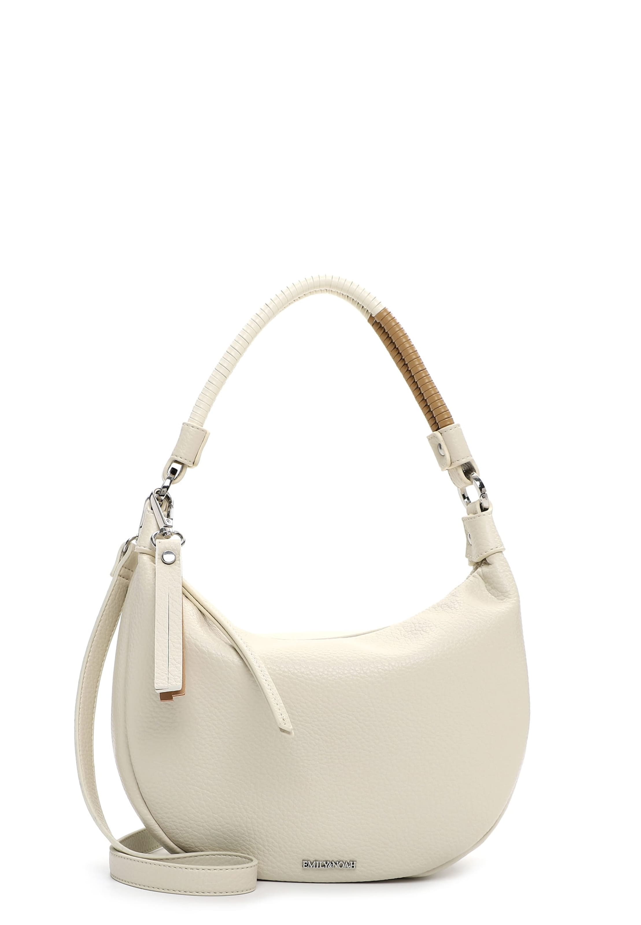 Emily & Noah Umhängetasche 'Jeanine' in Beige: Vorderseite