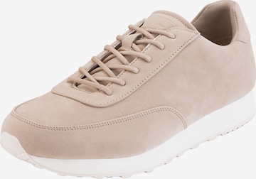 Ombre Platform trainers in Beige: front
