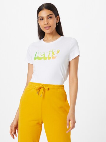 LEVI'S ® Shirt 'The Perfect Tee' in Wit: voorkant