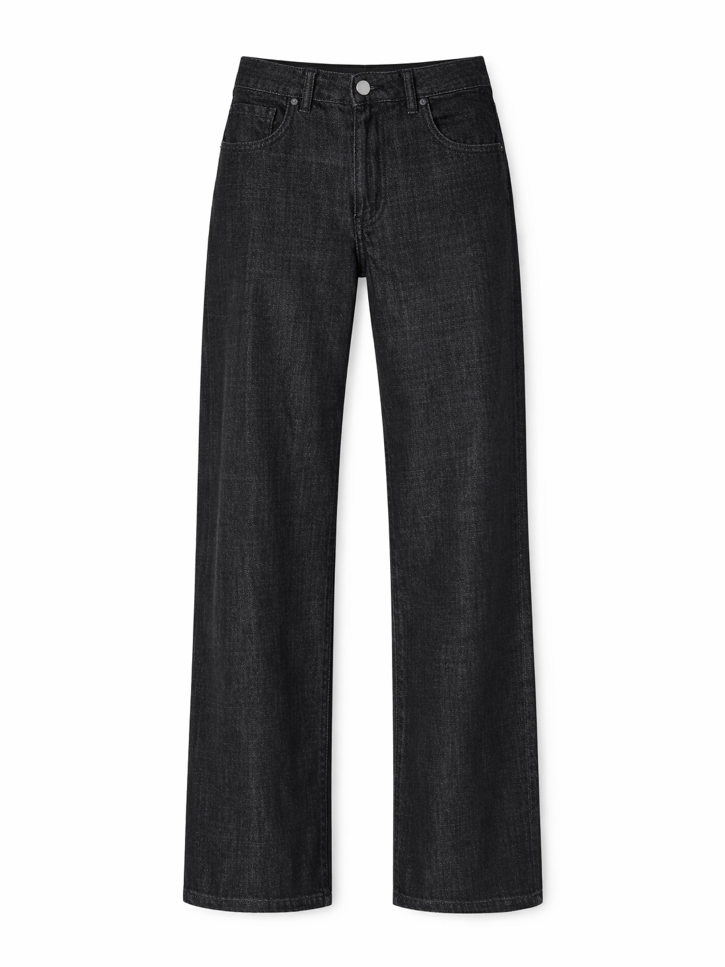 IT'S BASIC Jean 'Palazzo High Rise Jeans' en indigo, Vue avec produit