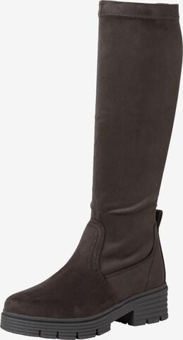 Bottes JANA en gris : devant