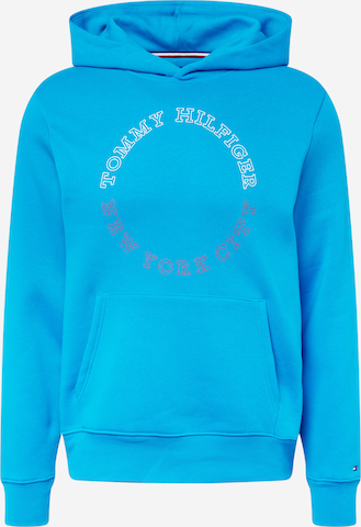 Sweat-shirt TOMMY HILFIGER en bleu : devant