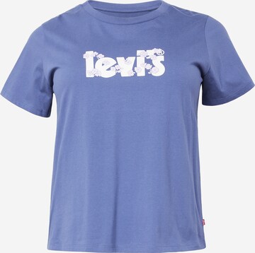 Levi's® Plus Skjorte 'The Perfect Tee' i blå: forside