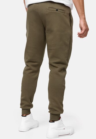 INDICODE JEANS Tapered Pants 'Alejandra' in Green