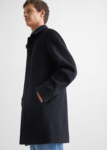 MANGO TEEN Coat in Black