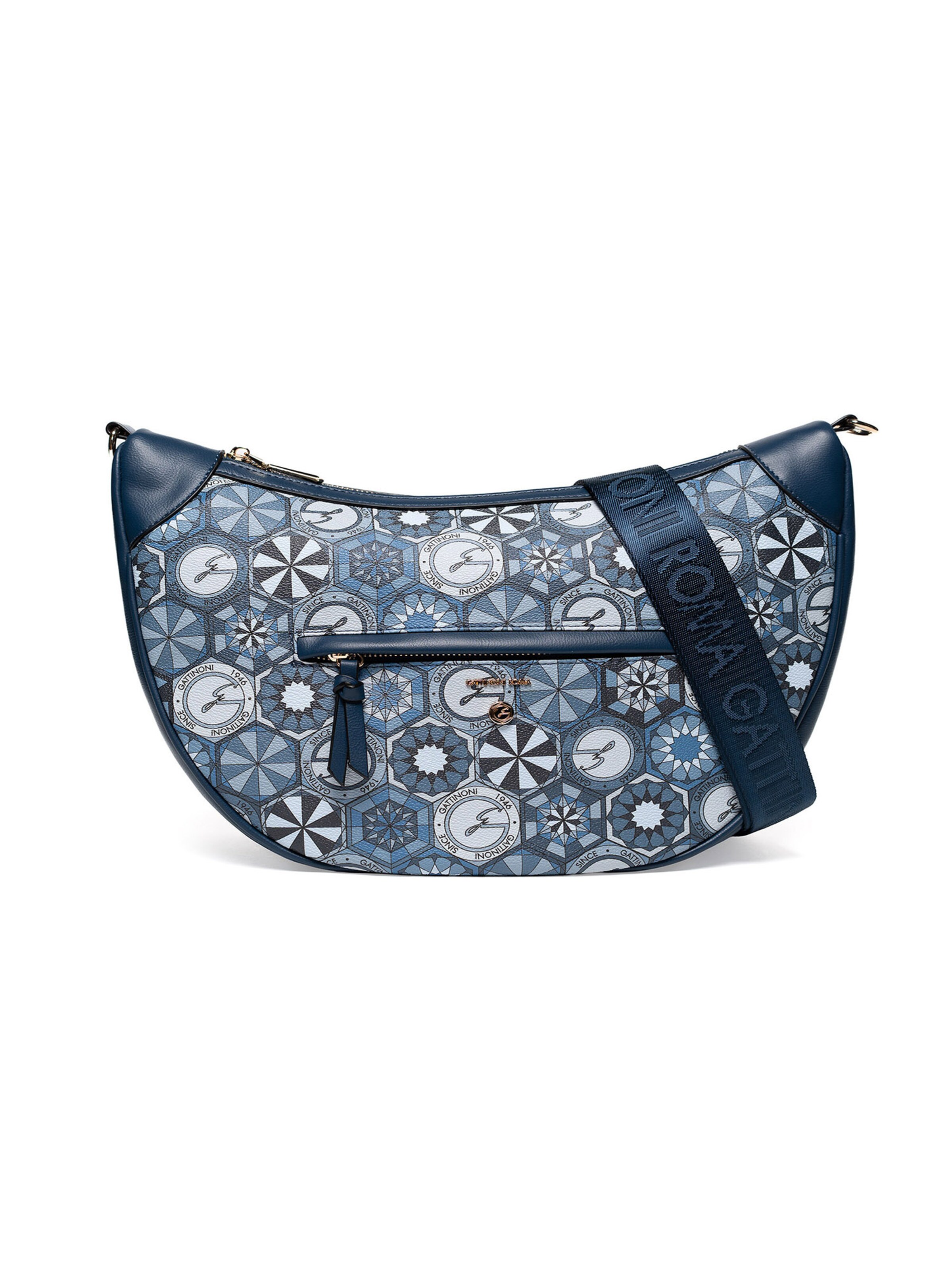 Borsa a mano di Gattinoni in blu: frontale