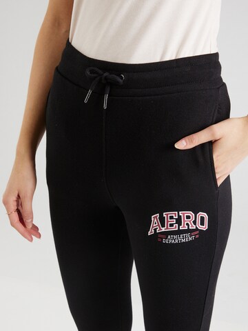 AÉROPOSTALE Конический (Tapered) Штаны в Черный