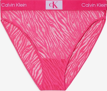 Slip Calvin Klein Underwear en rose : devant