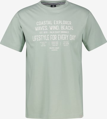 T-Shirt LERROS en vert : devant