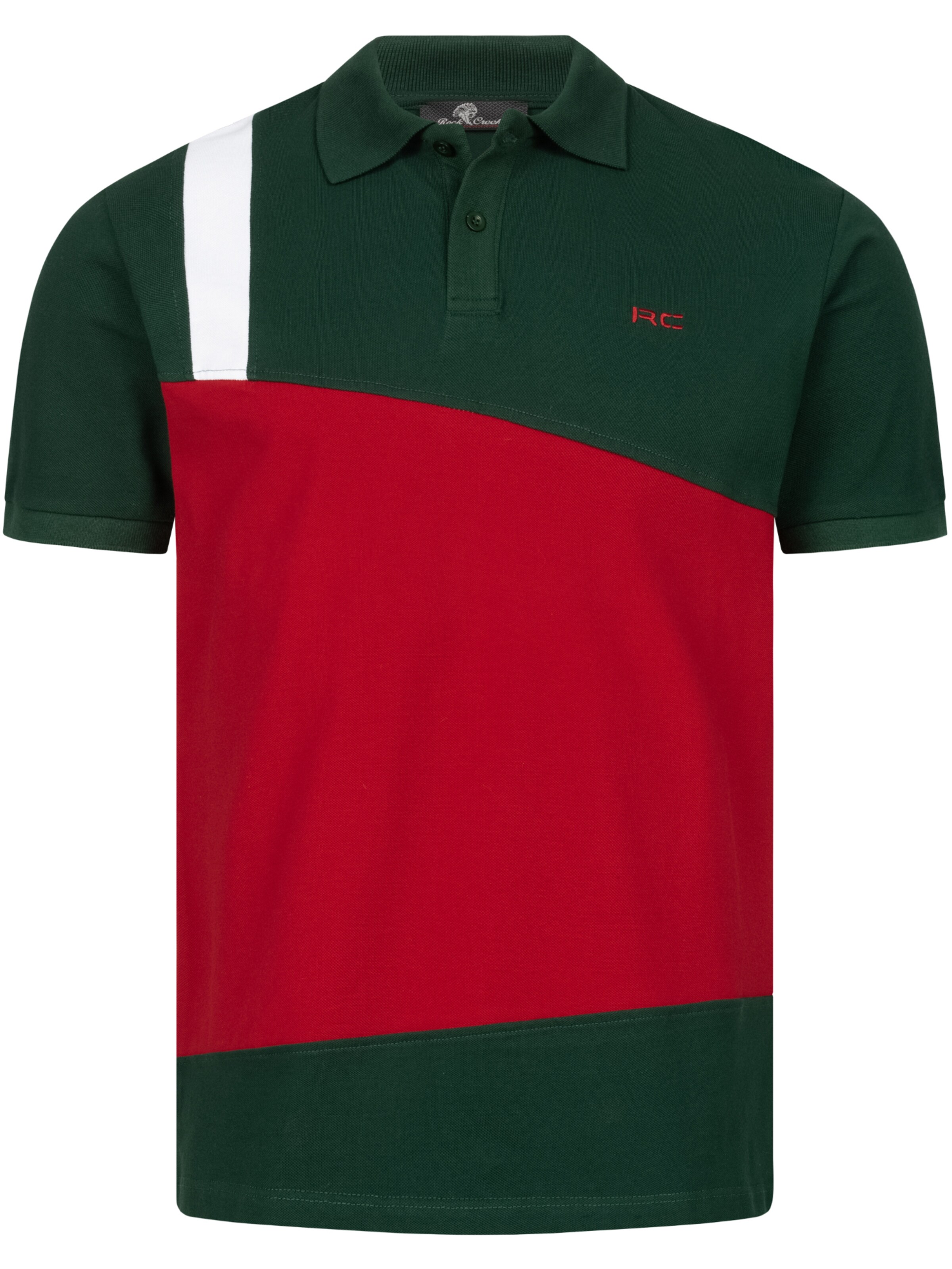 Rock Creek Poloshirt in Grün: Vorderseite