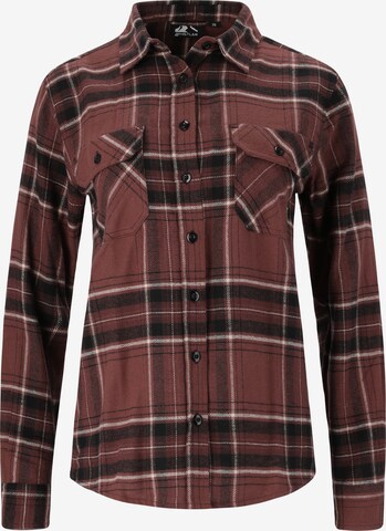 Whistler Athletic Button Up Shirt 'Jamba' in Red: front