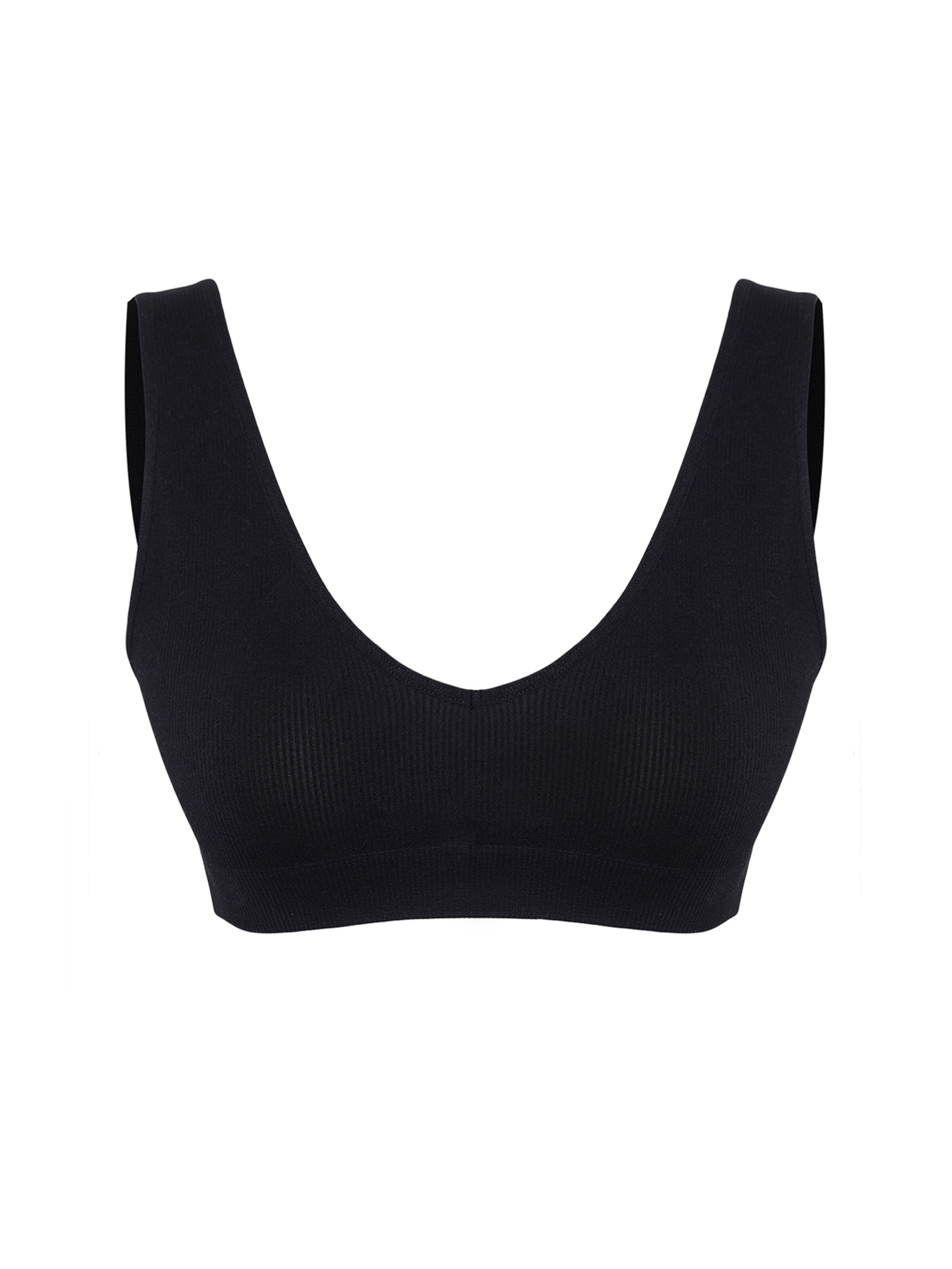 Trendyol Bralette Bra in Black: front