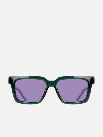 NIKE Zonnebril 'Nike NIKE TIDE COSMIC N IU8106X Midnight navy / blue 53/17/145 MAN Sunglasses' in Groen: voorkant