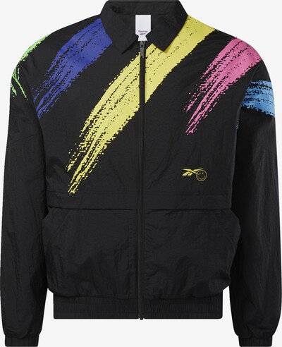 Reebok Classics Veste mi-saison 'Smiley' en bleu / jaune / rose / noir, Vue avec produit