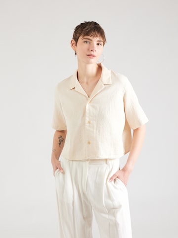 Rotholz Blouse in Beige: front