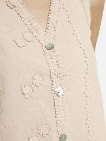 Nicowa Vest 'ALONO' in Beige