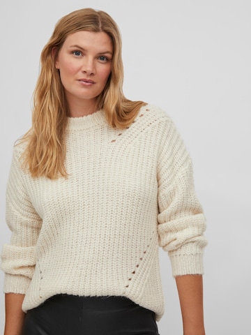 VILA Sweater 'Suba' in Beige