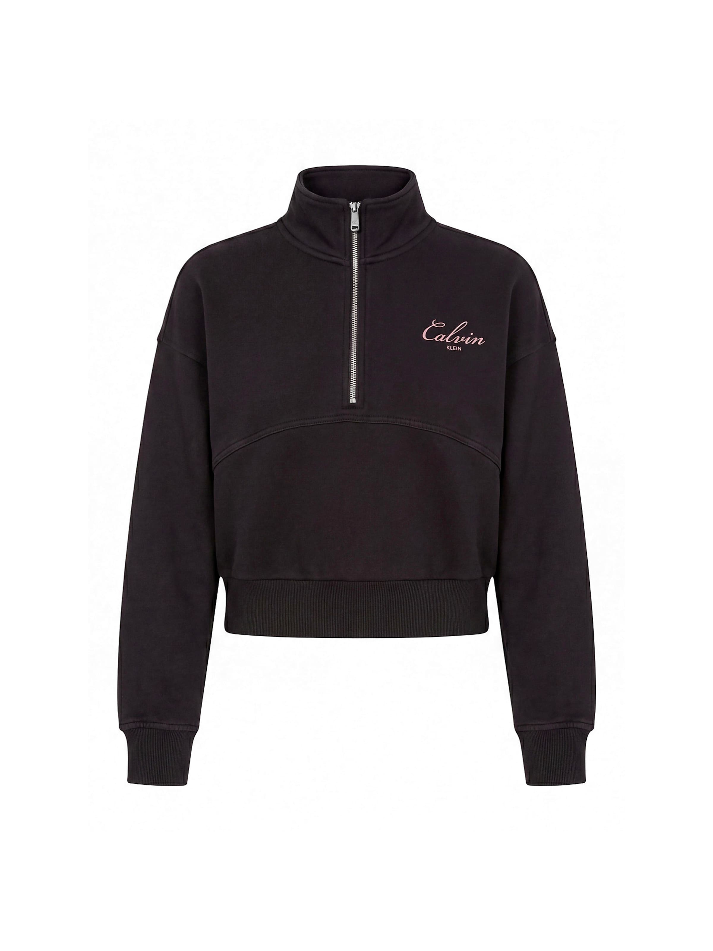 Calvin Klein Jeans Sweatshirt in Black: front