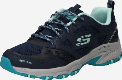 SKECHERS Sneakers laag 'Hillcrest' in de kleur Nachtblauw / Lichtgrijs / Mintgroen, Productweergave