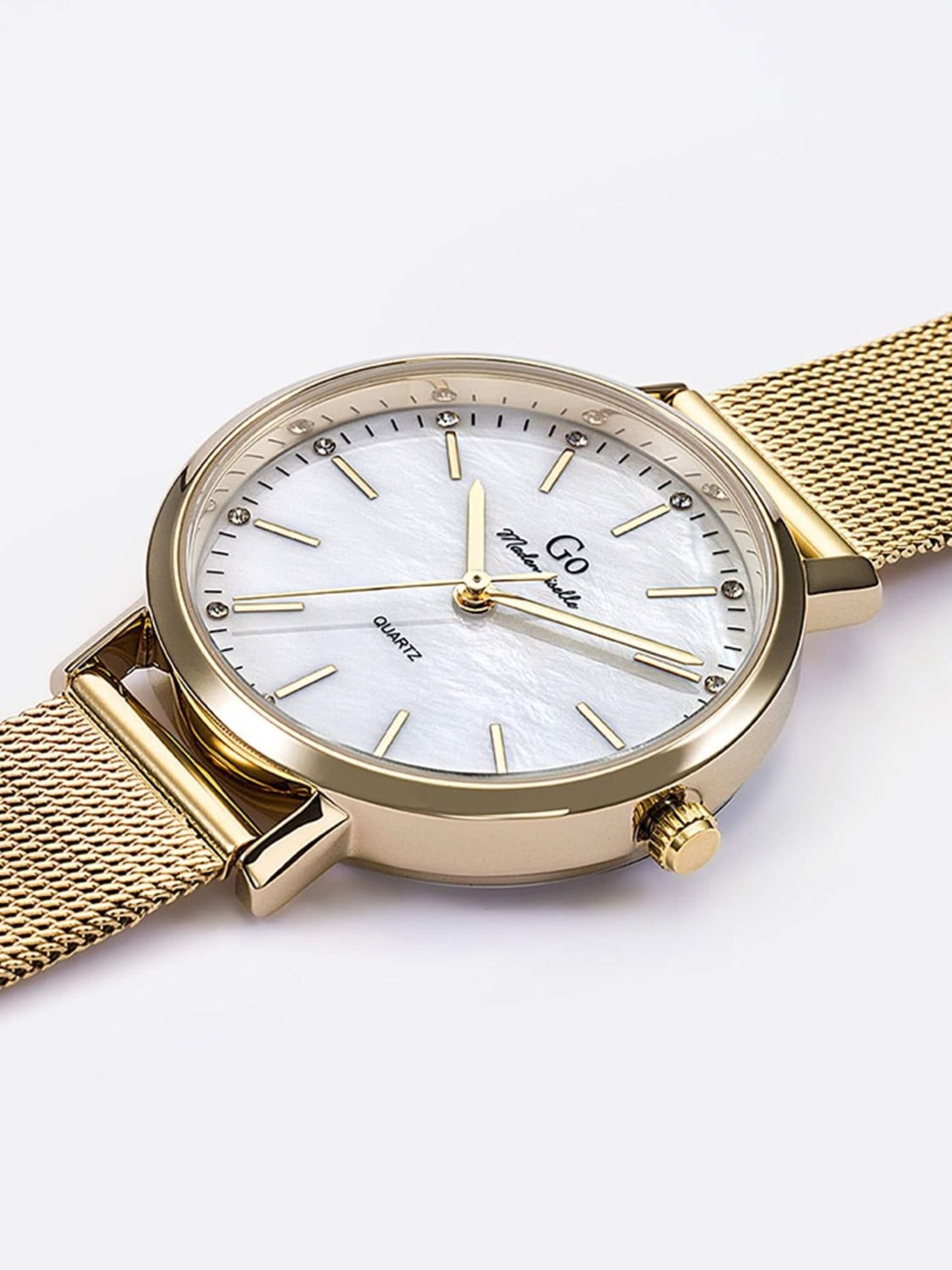 GO GirlOnly - Reloj analógico en oro