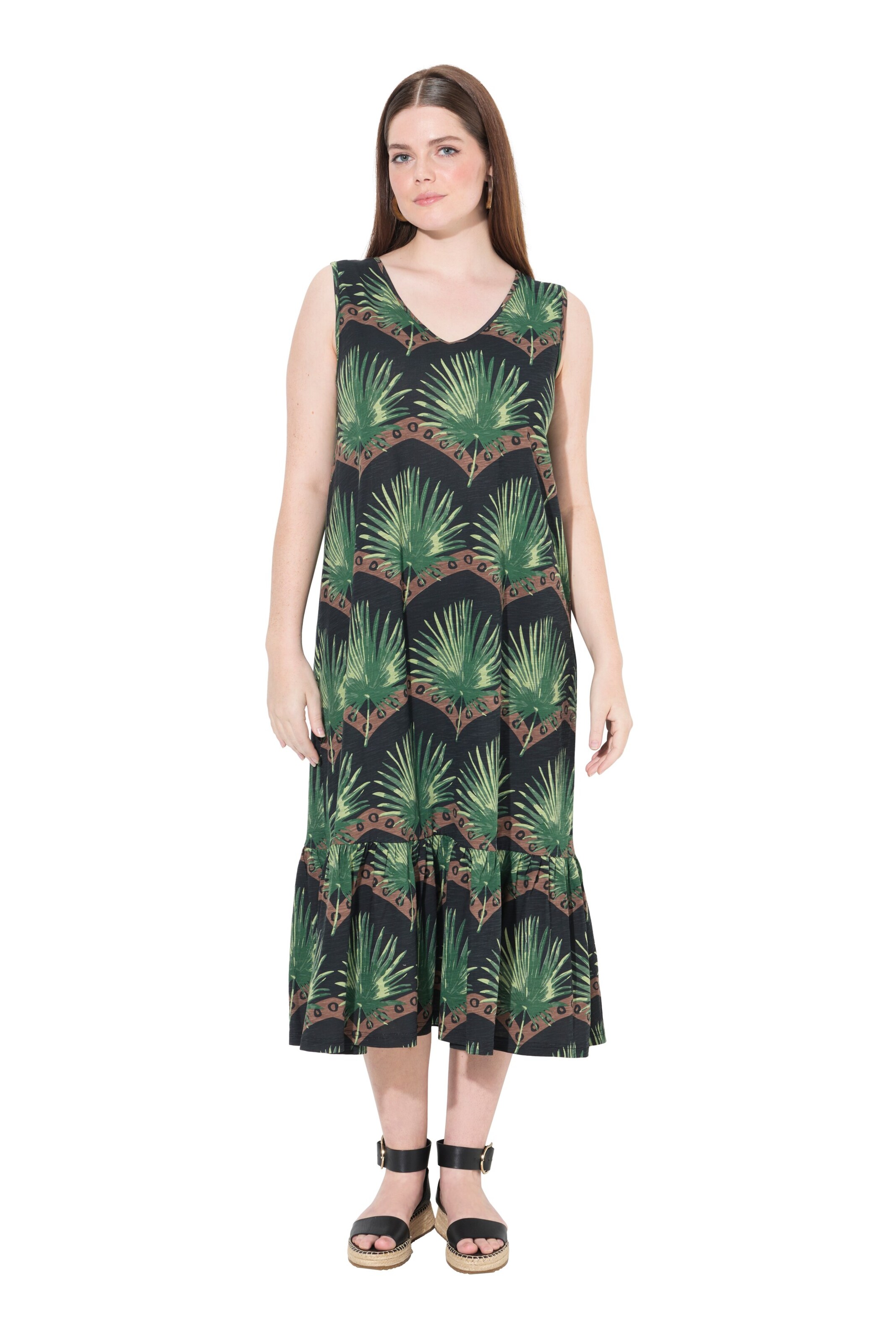 Ulla Popken Kleid in Schwarz: Vorderseite