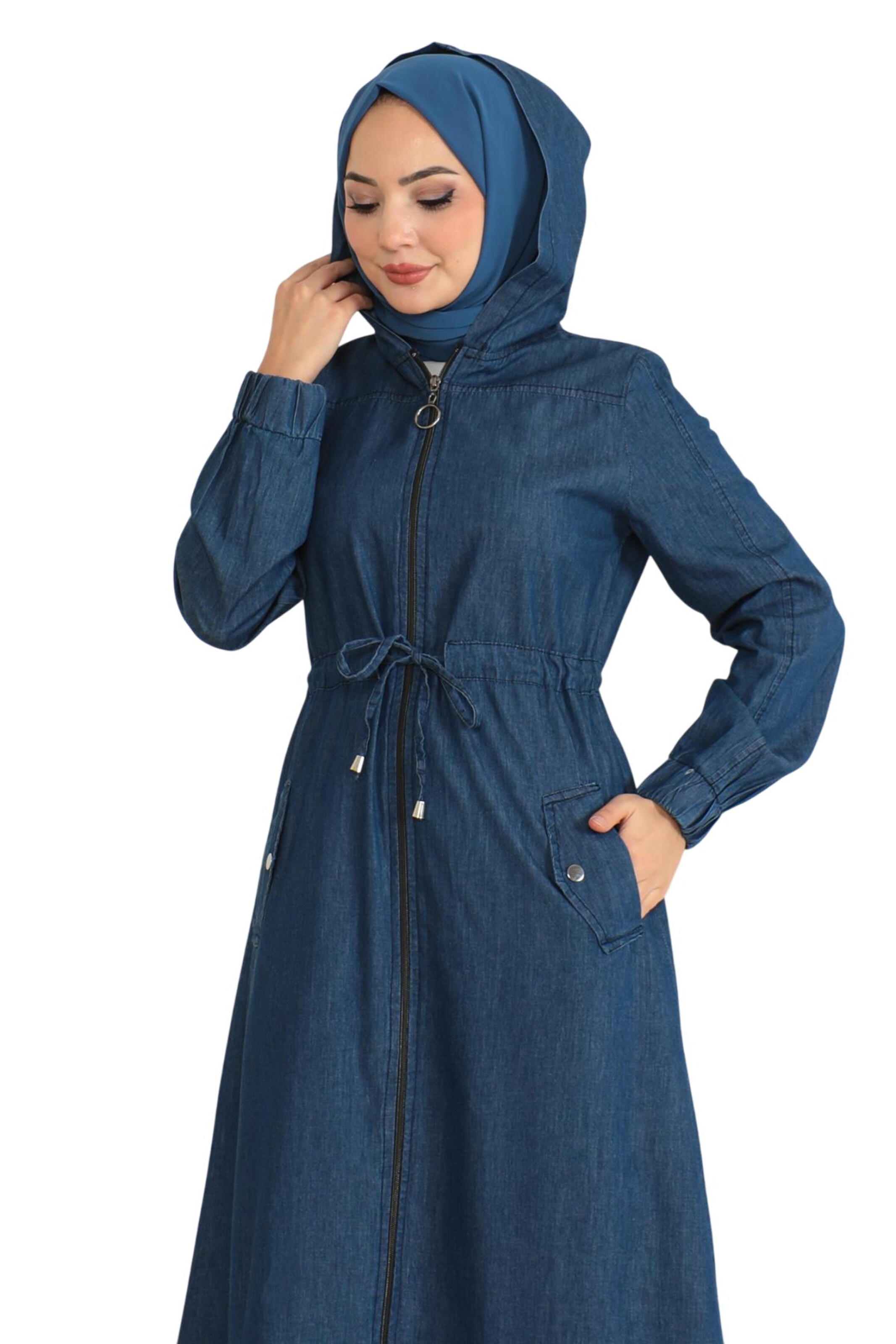 MODAMIHRAM Kleid in Blau