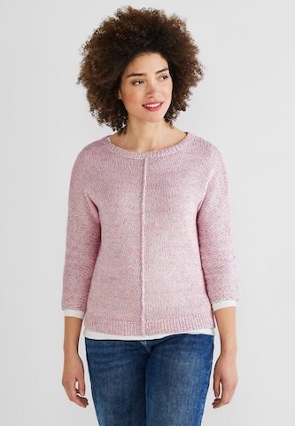 STREET ONE Sweater in Pink: front