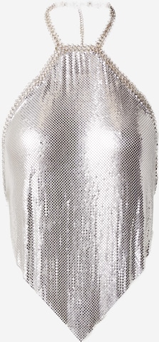 Nasty Gal Topp i silver: framsida