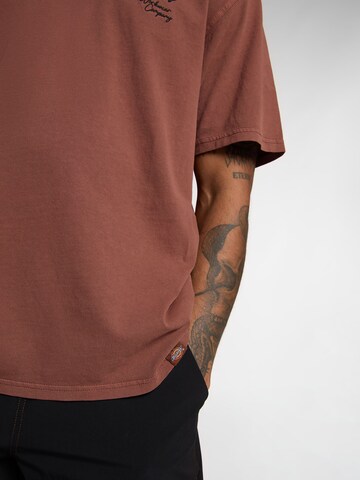 DICKIES Футболка в Коричневый