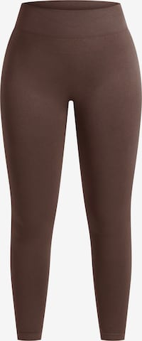 Leggings Smilodox en marron : devant