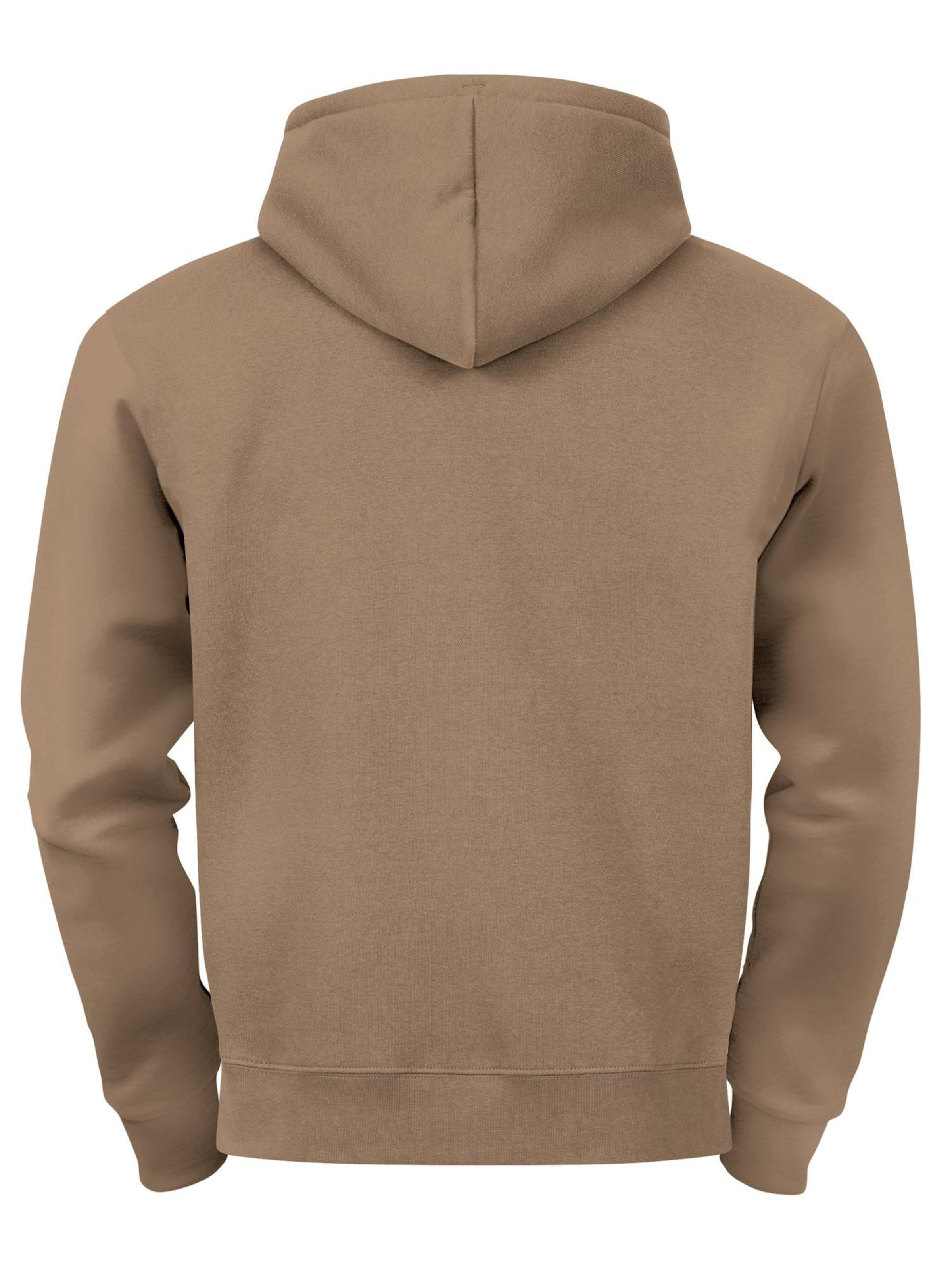 Neverless Sweatshirt 'Tent Campfire' in Brown
