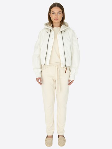 MSCW Tapered Hose 'Jukin'‌‌‌ in Beige: Vorderseite