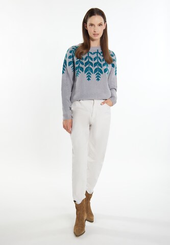 Usha Sweater 'Lurea' in Grey