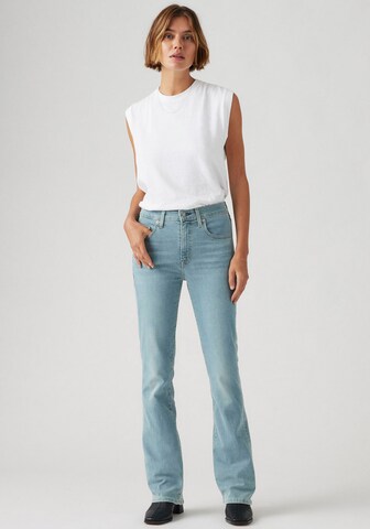 LEVI'S ® Bootcut Jeans '725 High Rise Bootcut' in Blau