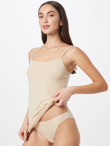 Maillot de corps SCHIESSER en beige : devant