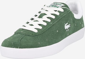 Sneaker bassa 'Baseshot' di LACOSTE in verde: frontale