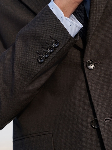 Next Regular fit Suit Jacket in Brown