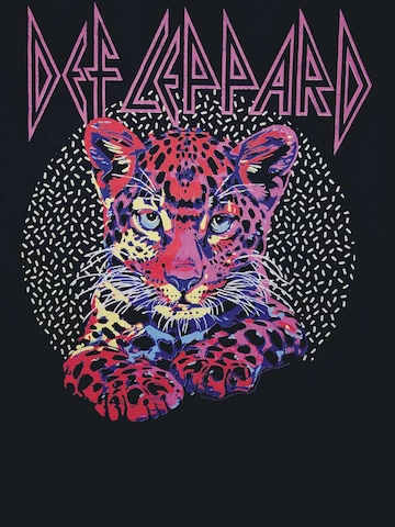 T-Shirt 'Def Leppard Neon Kitten T-Shirt' Def Leppard en noir